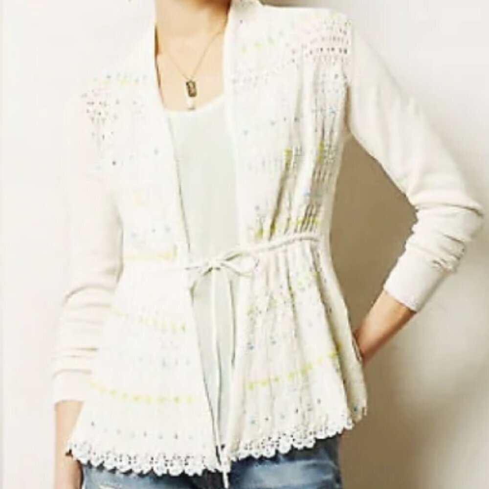 Moth Lazuli Dusted Cardigan Size S/P
